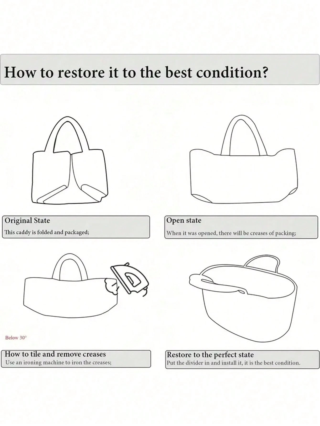 Multifunktionaler, handgewebter Aufbewahrungskorb