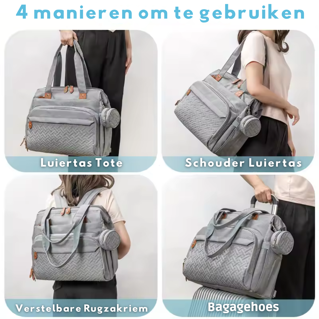 Multifunktionale Wickeltasche mit großem Fassungsvermögen