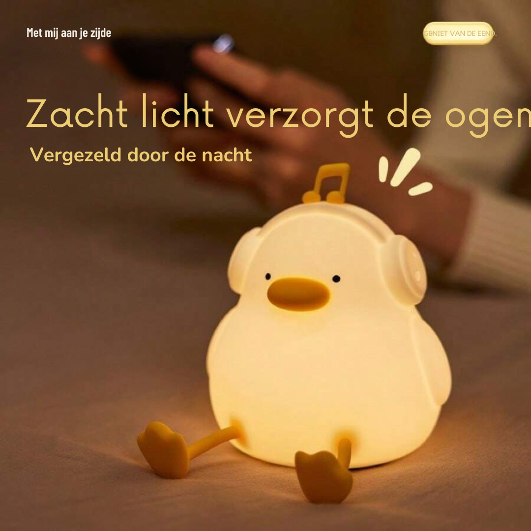 Portable Duck Shaped LED Night Light for Kids