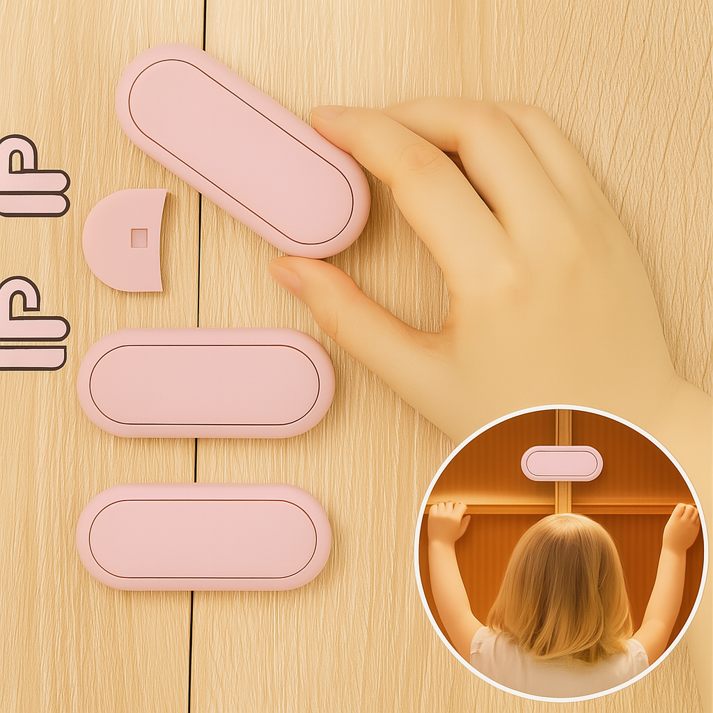 Sicherheitsschloss-Set für Schränke und Schubladen – Für ein kindersicheres Zuhause