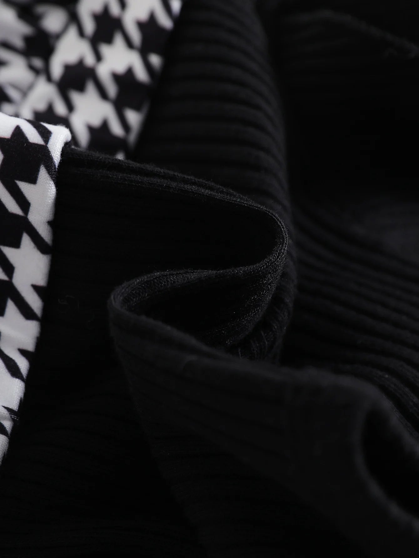 Sommerkleid für Babys, kariert, schwarz