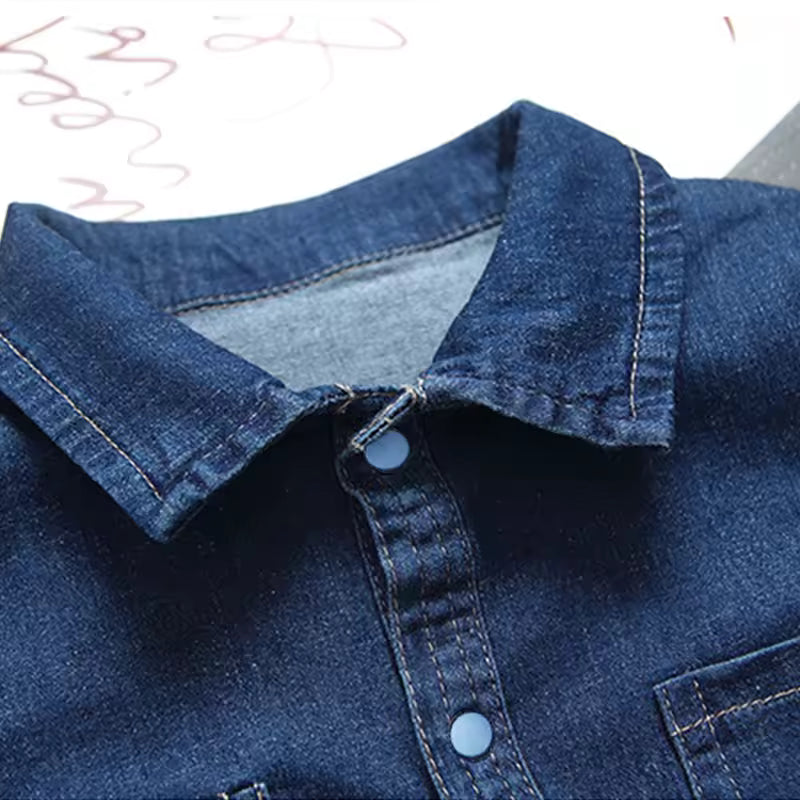 Jeans-Baby-Strampler