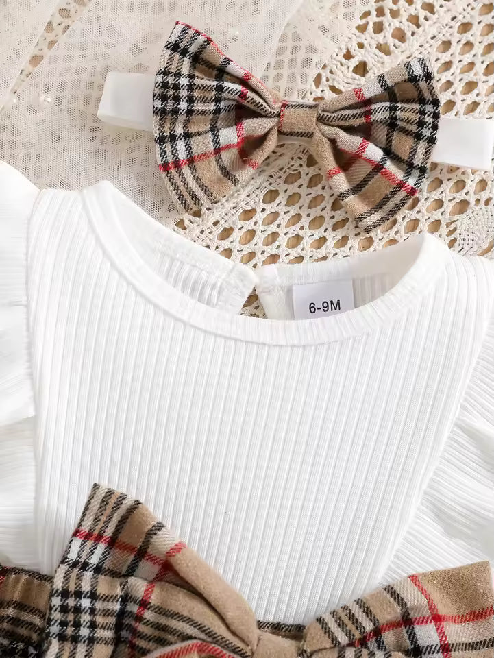 Sommerkleidchen für Babys mit Schleife