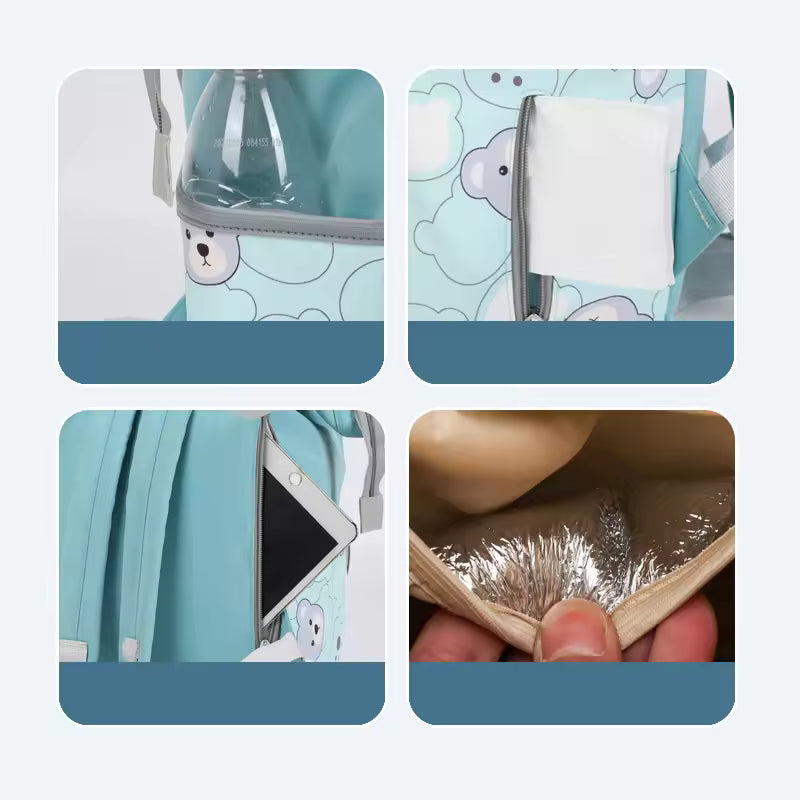 Rucksack mit Bärenmuster