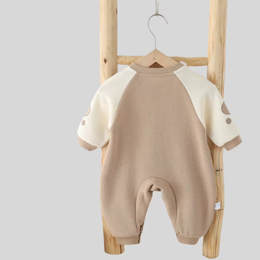 Waffelstrick-Strampler für Jungen