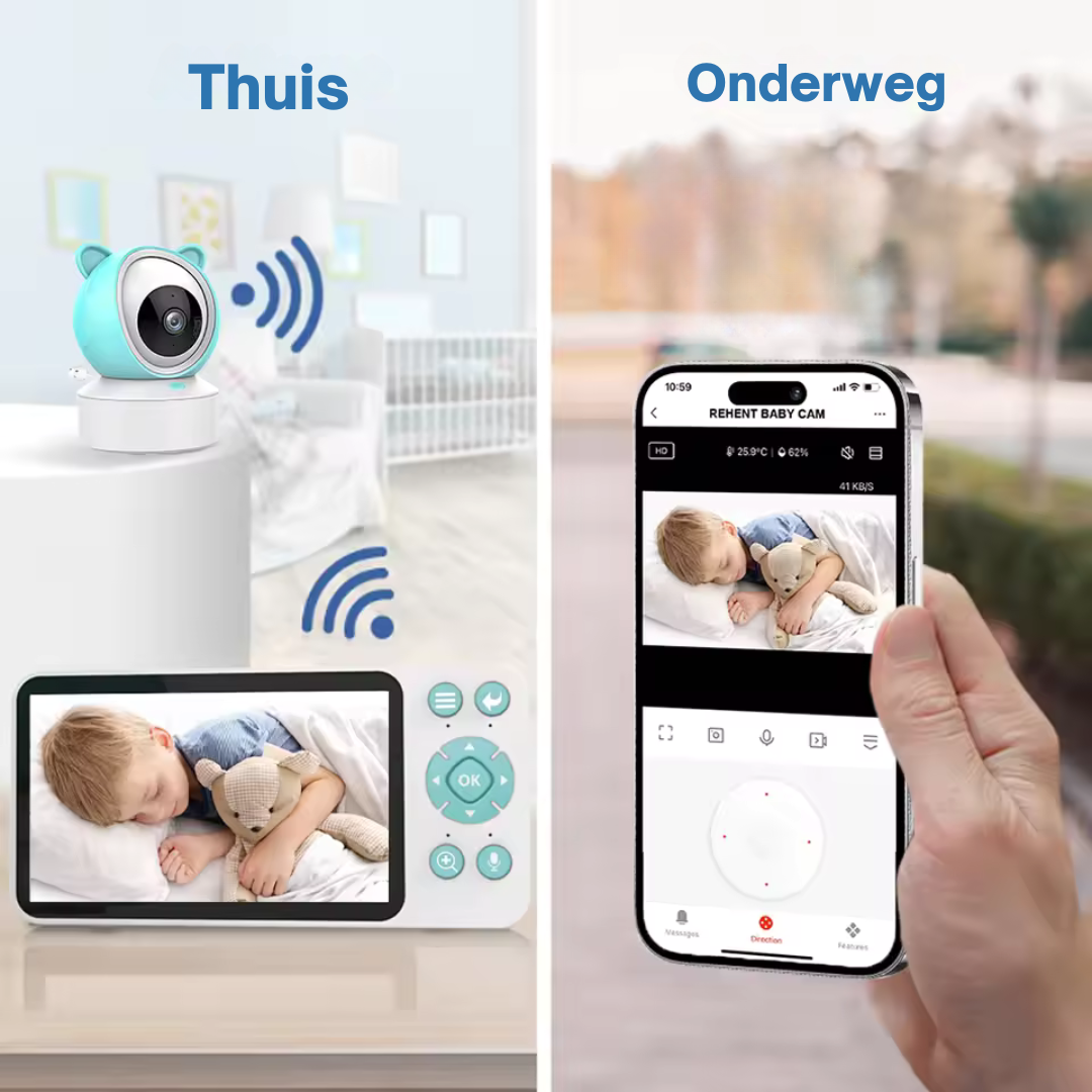 Intelligentes WLAN-Babyphone mit App-Steuerung