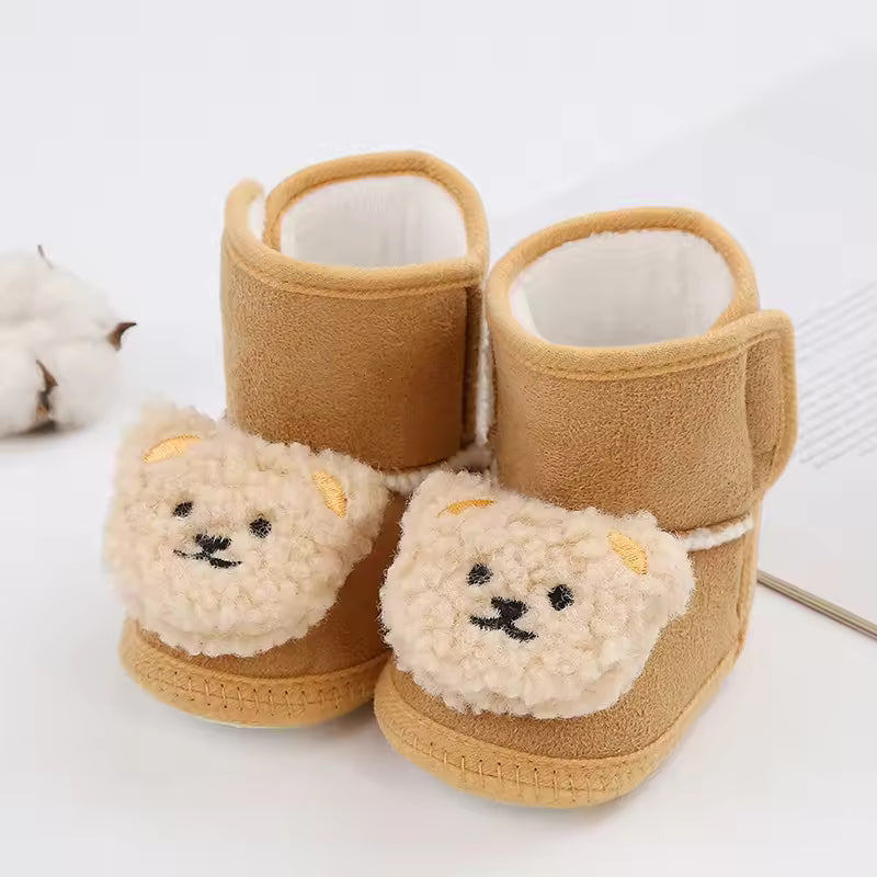 Baby shoes with cartoon design