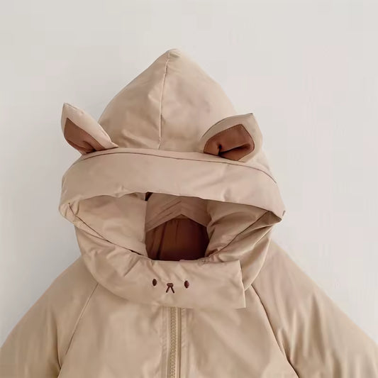 Baby-Strampler mit Cartoon-Print