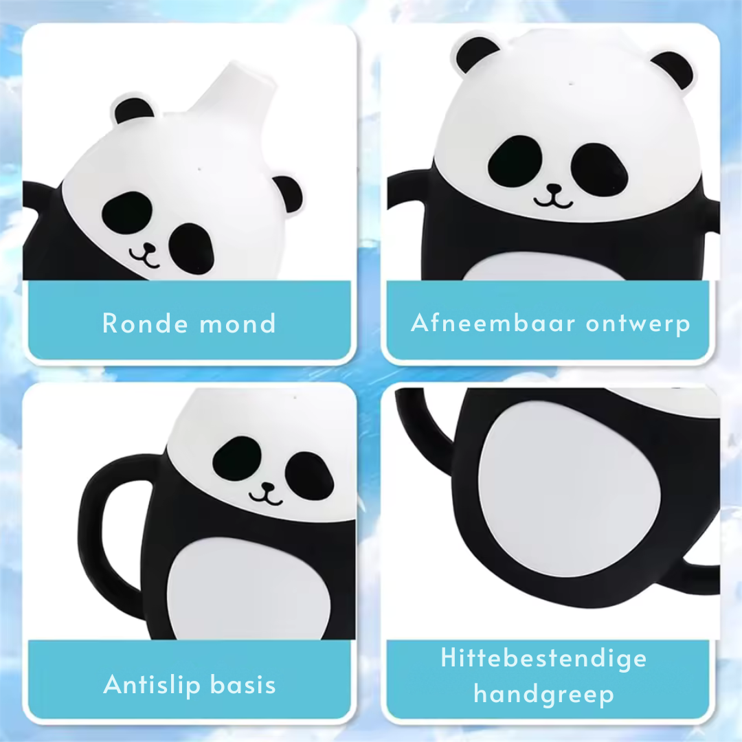 Silikon-Kinderbecher mit auslaufsicherem Strohhalm