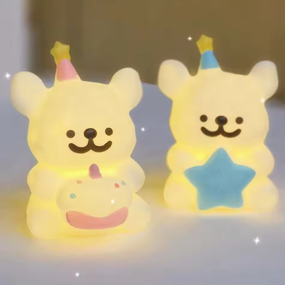 Cute Dog Night Light Set
