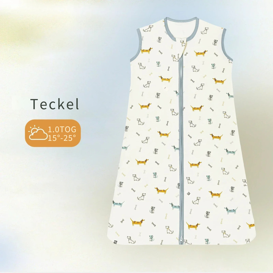 Baby-Schlafanzug mit Reißverschluss