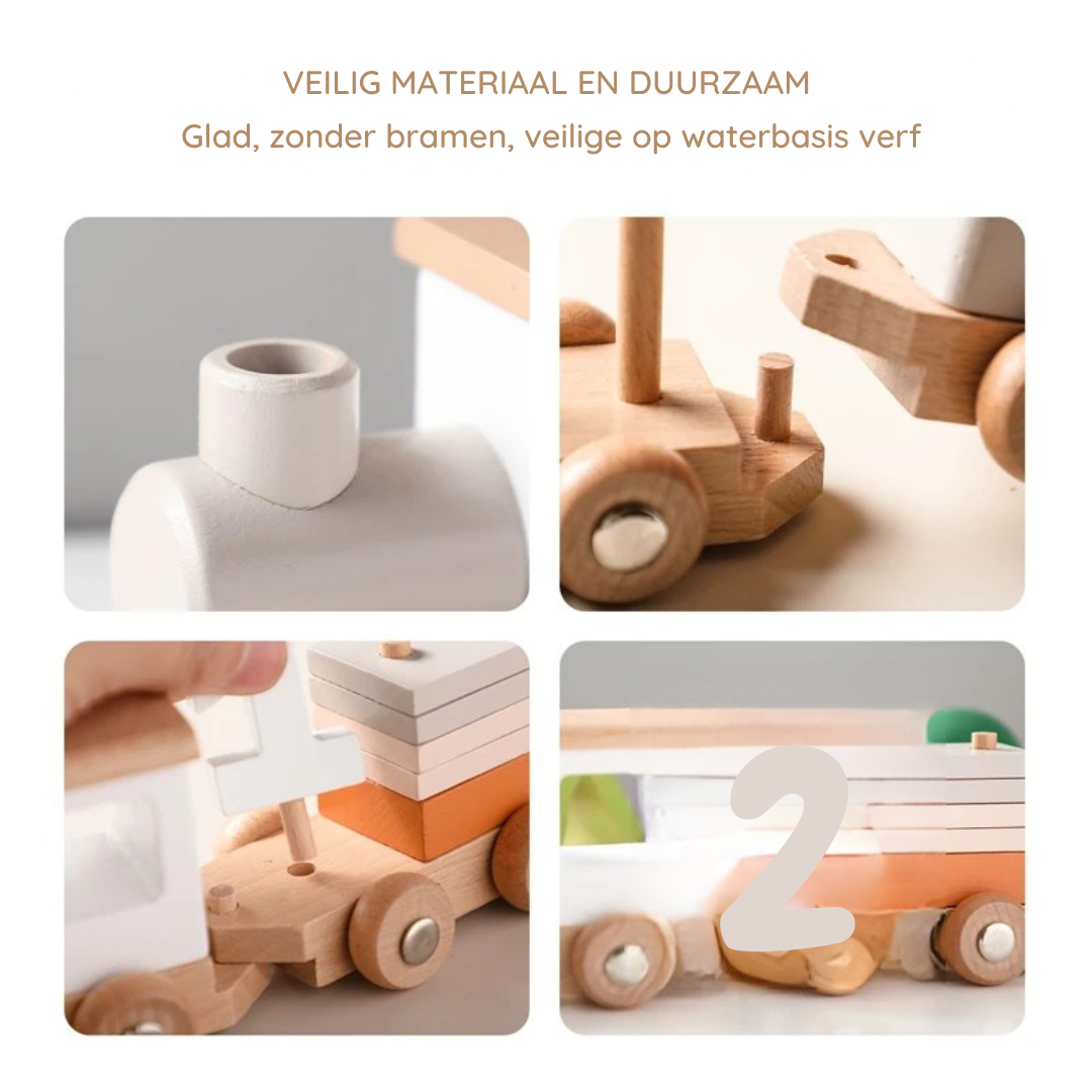 PlayTrolley – Holz-Babyeisenbahn