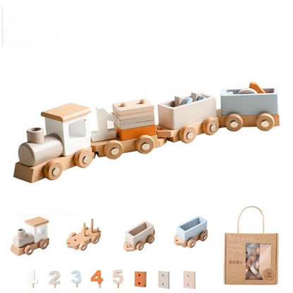 PlayTrolley – Holz-Babyeisenbahn