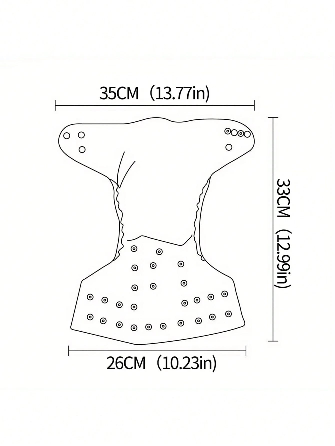 3-teiliges wiederverwendbares Stoffwindelset – Elefant &amp; Giraffe