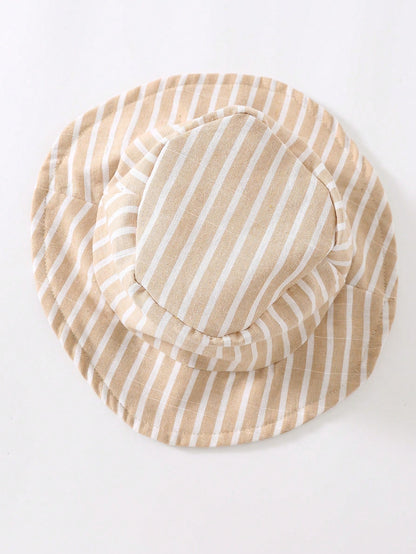 Baby Boy Summer Set – Romper &amp; Bucket Hat 