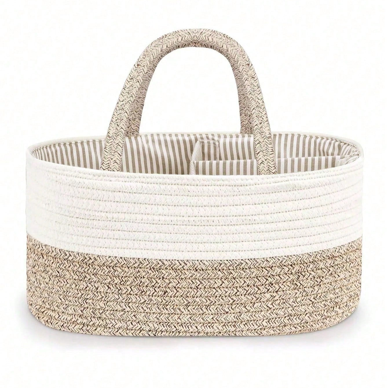 Multifunctional Handwoven Storage Basket Organizer 