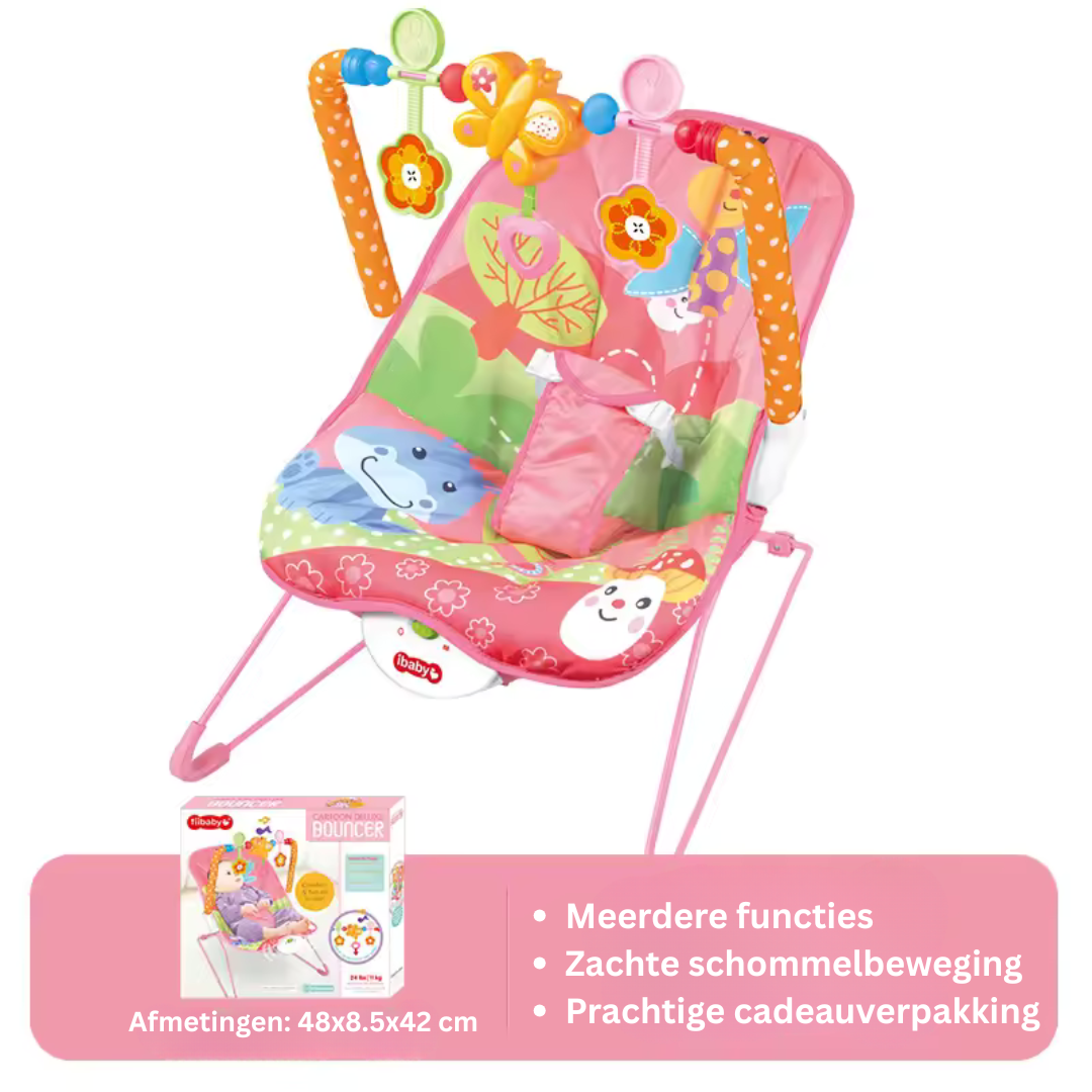 Schaukelstuhl mit Babyspielzeuggestell