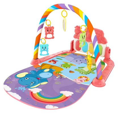 Baby Play Mat with Hanging Animal Friends