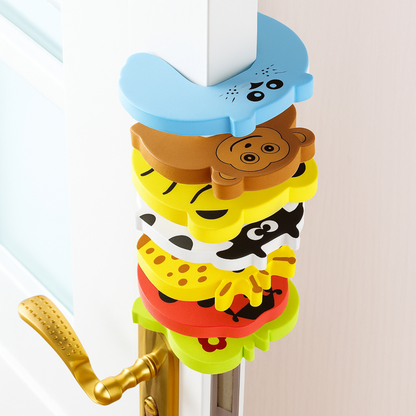 Weiches Türstopper-Set zum Schutz von Babyfingern