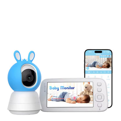 Video-Babyphone mit Schwenk- und Neigekamera