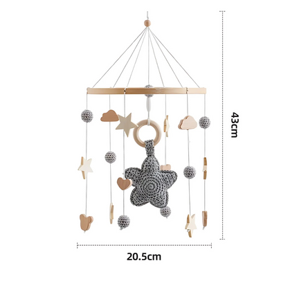 Hängendes Babyspielzeug mit Musik für einen beruhigenden Schlaf