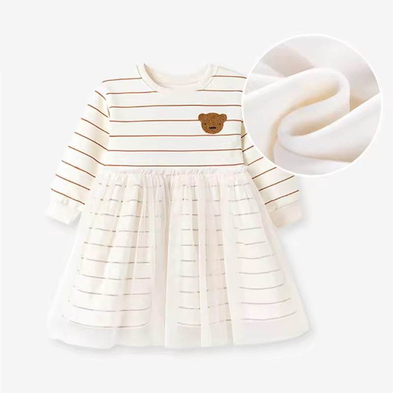 Cute Bear Print Dress