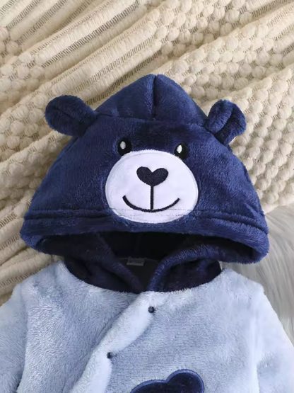 Embroidered Bear Onesie