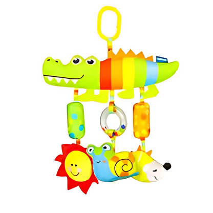 Sensorisches Spielzeug mit fröhlichen Regenbogenfiguren