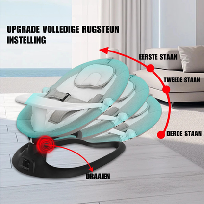 Elektrischer Babyschaukelstuhl mit Moskitonetz