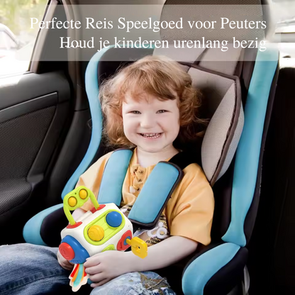 Beschäftigungswürfel-Spielzeug für Kleinkinder