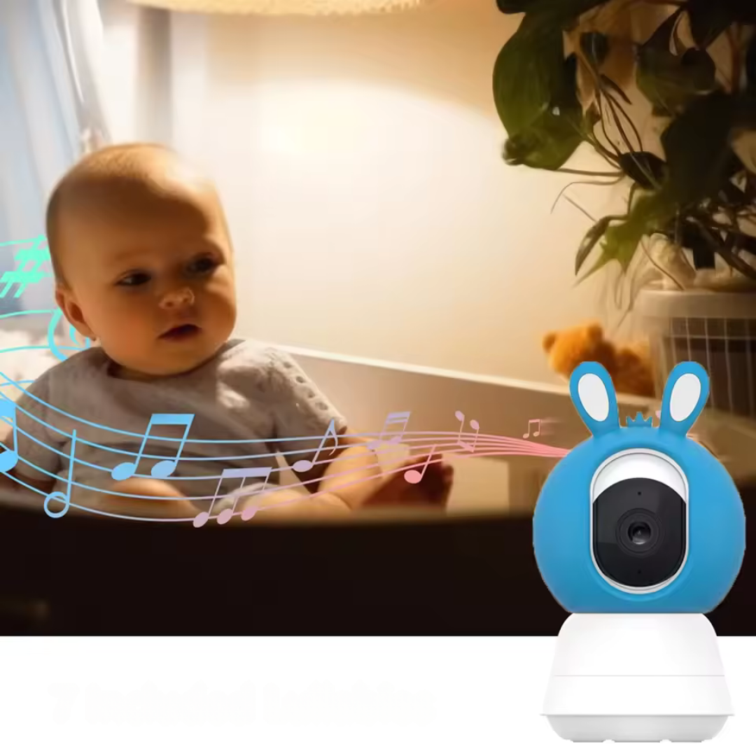 Video-Babyphone mit Schwenk- und Neigekamera