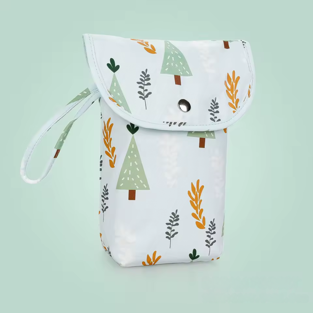 Wasserdichte Wickeltasche mit Cartoon-Aufdruck
