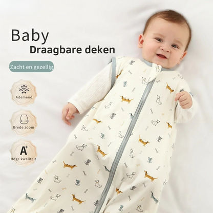 Baby-Schlafanzug mit Reißverschluss