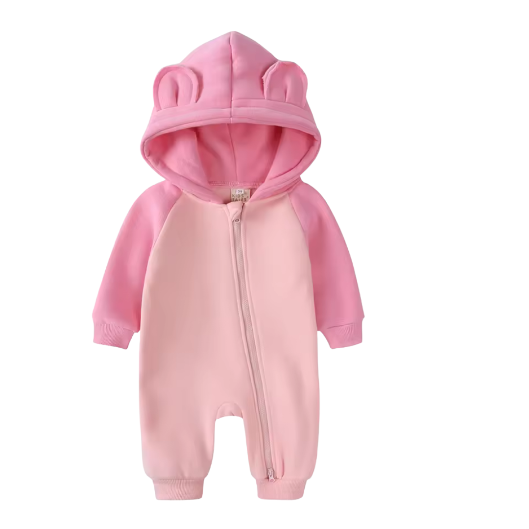 Fleece romper for boys and girls