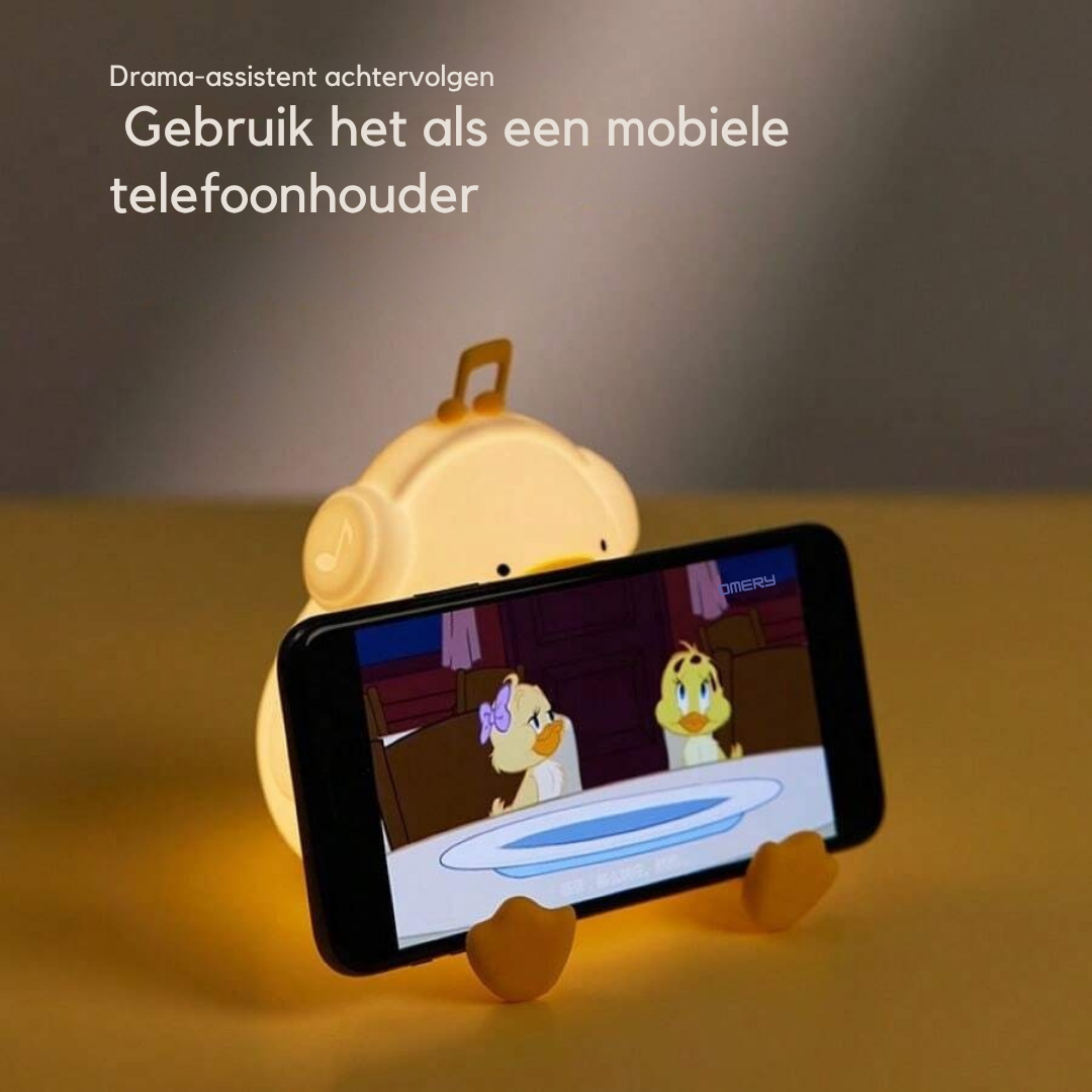 Portable Duck Shaped LED Night Light for Kids