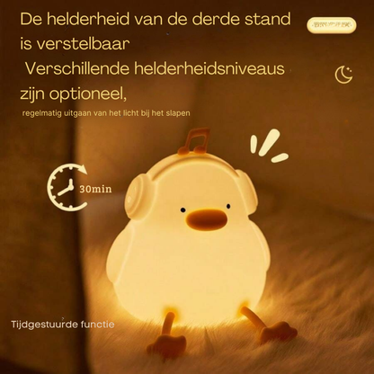Portable Duck Shaped LED Night Light for Kids