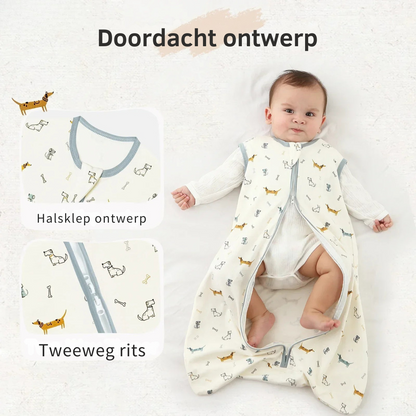 Baby-Schlafanzug mit Reißverschluss