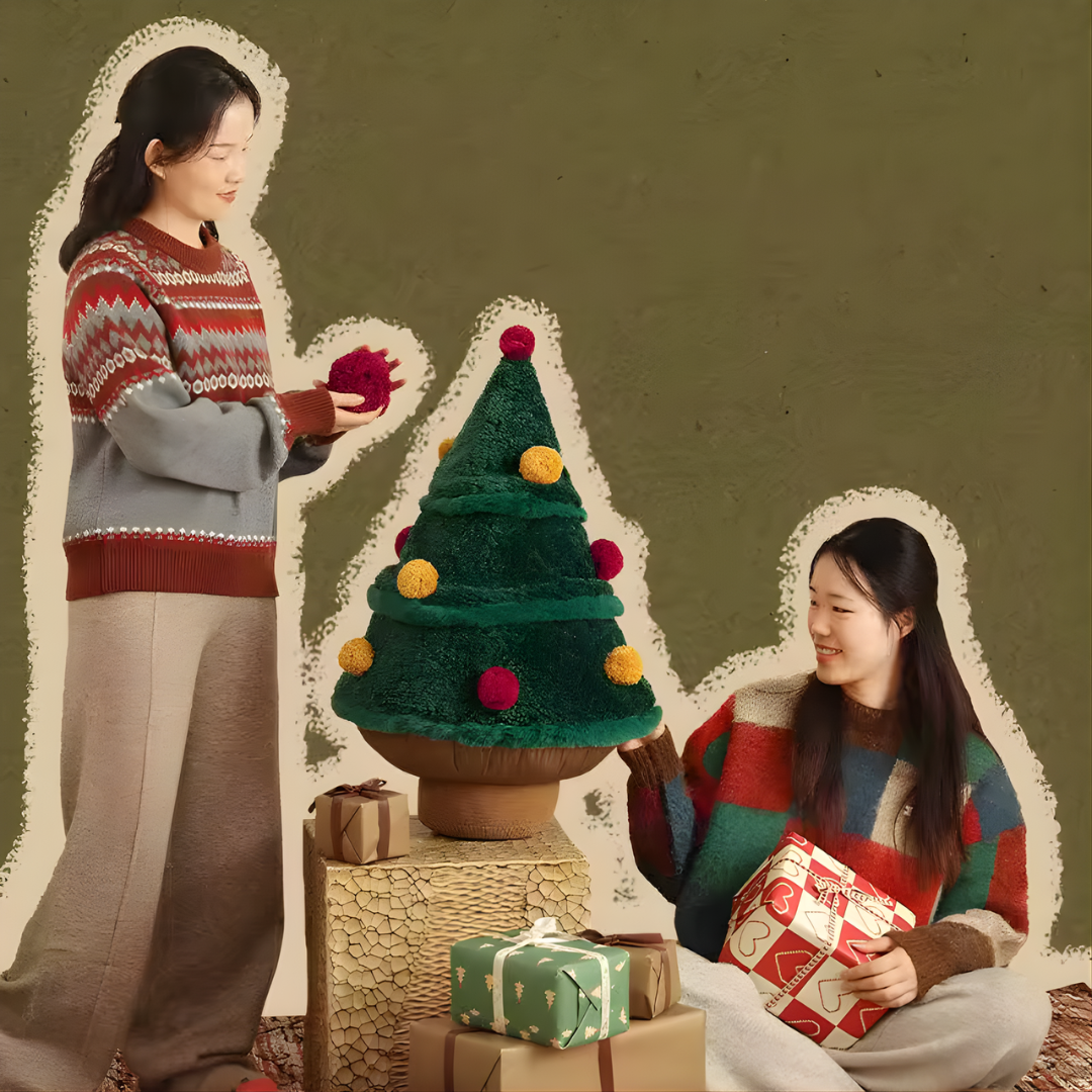 Kerstboom Pluche Model