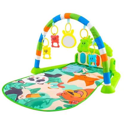 Baby Play Mat with Hanging Animal Friends