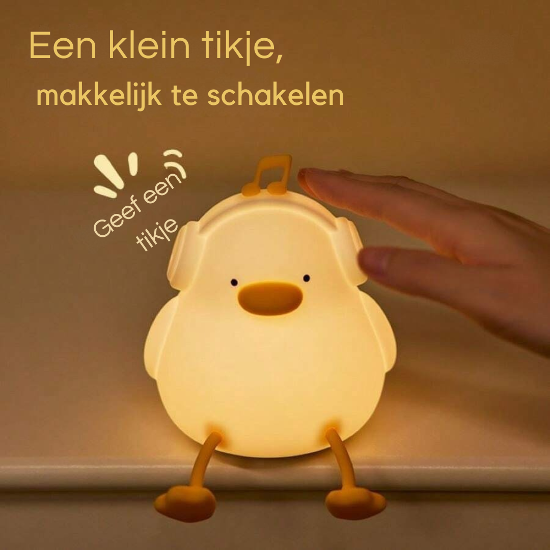 Portable Duck Shaped LED Night Light for Kids