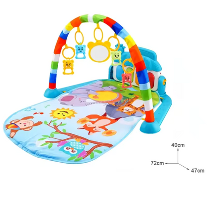 Baby Play Mat with Hanging Animal Friends