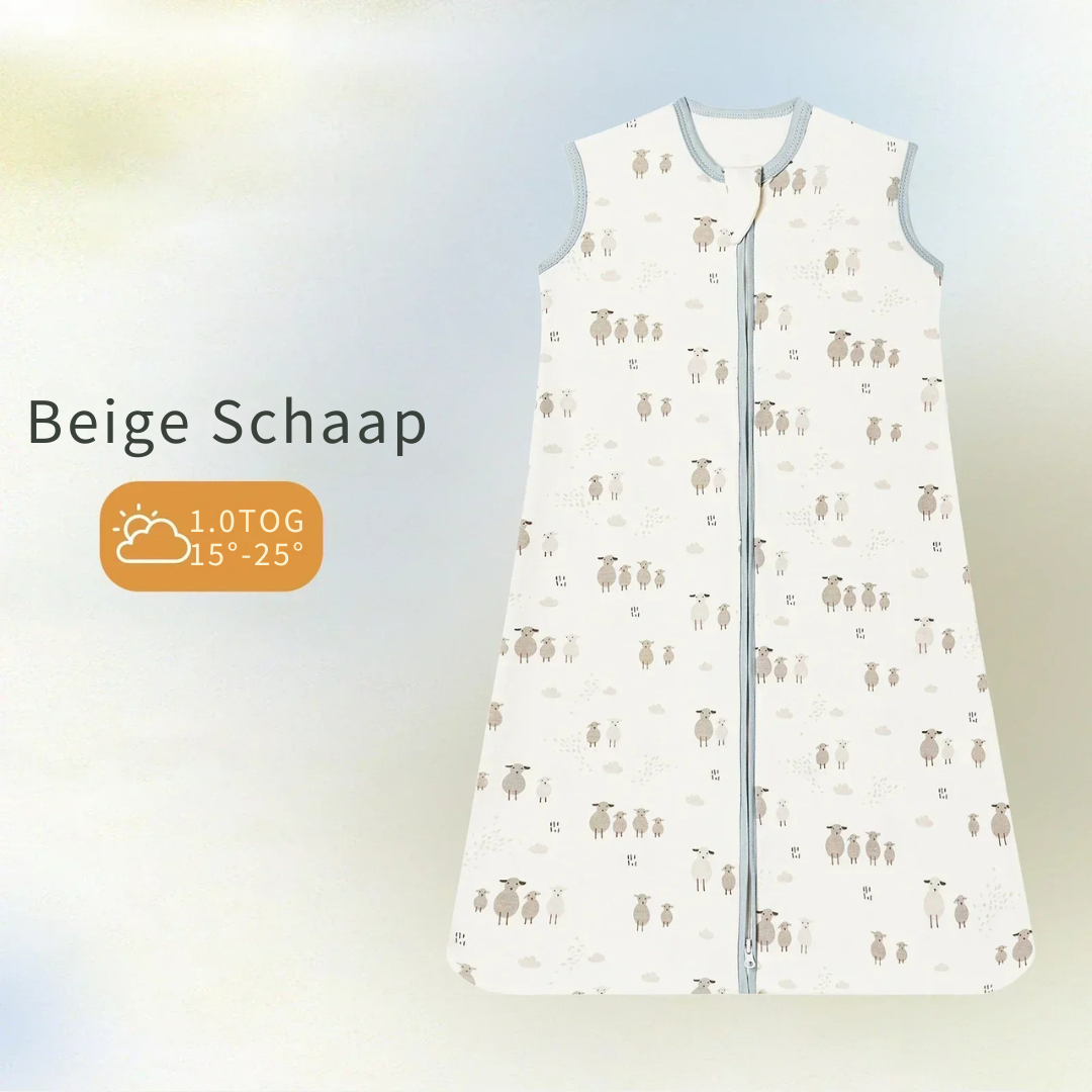 Baby-Schlafanzug mit Reißverschluss