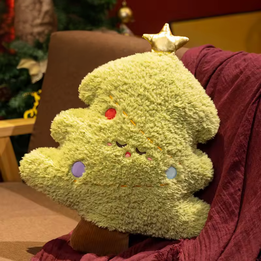 Katoenen Kussen met Kerstthema