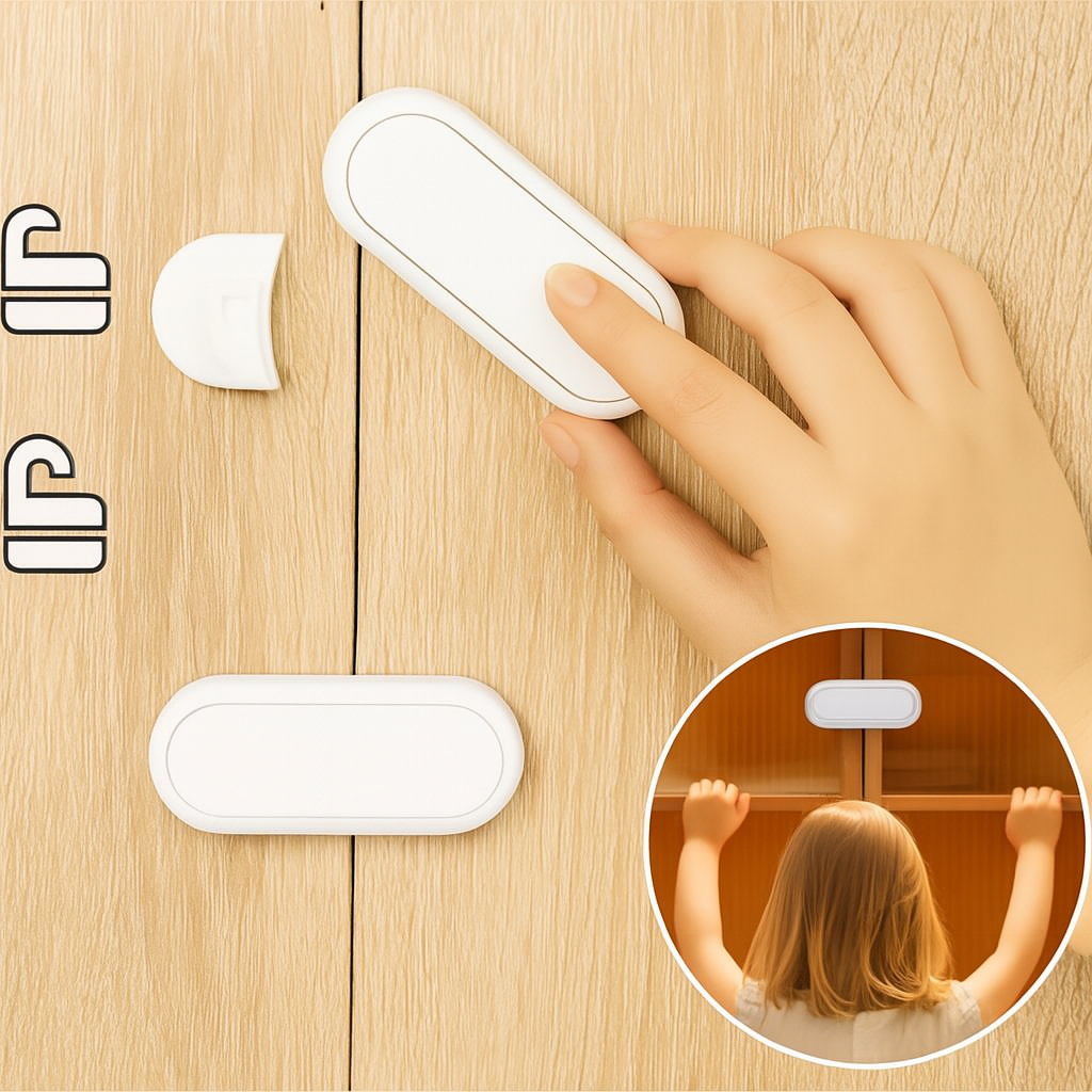 Sicherheitsschloss-Set für Schränke und Schubladen – Für ein kindersicheres Zuhause