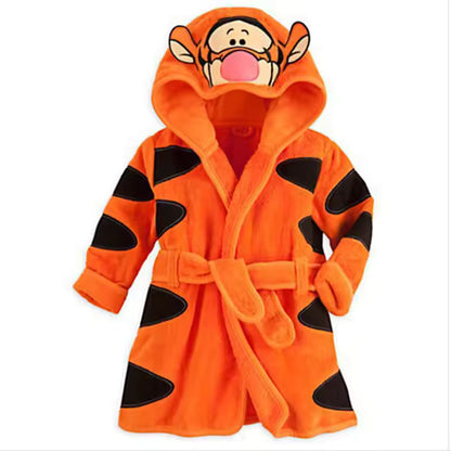 Princess Themed Children's Bathrobe with Hood