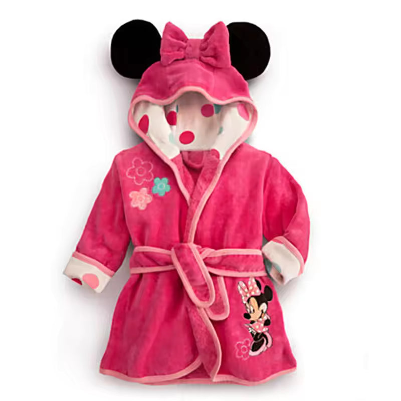 Princess Themed Children's Bathrobe with Hood