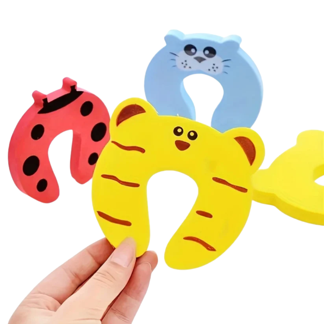 Weiches Türstopper-Set zum Schutz von Babyfingern