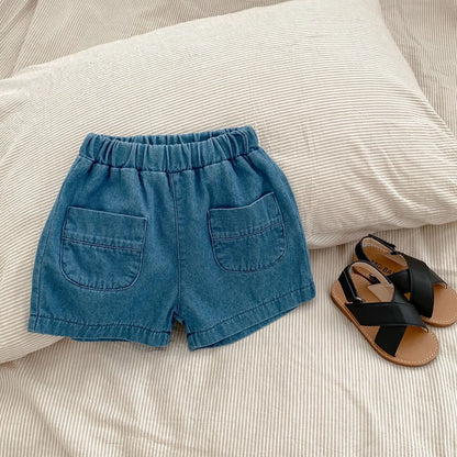 Sommer-Set für Babys, 2-teilig: Hemd mit Tasche und Shorts