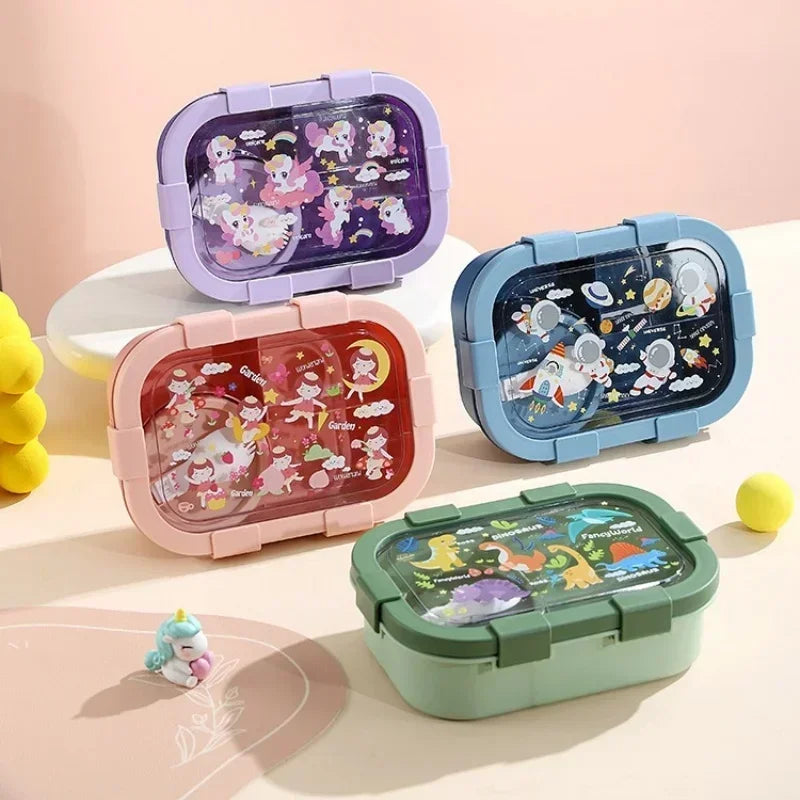 Lunchbox mit Cartoon-Motiven für Kinder