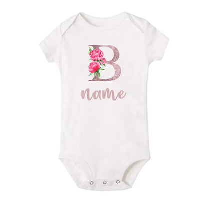 Newborn Name Romper